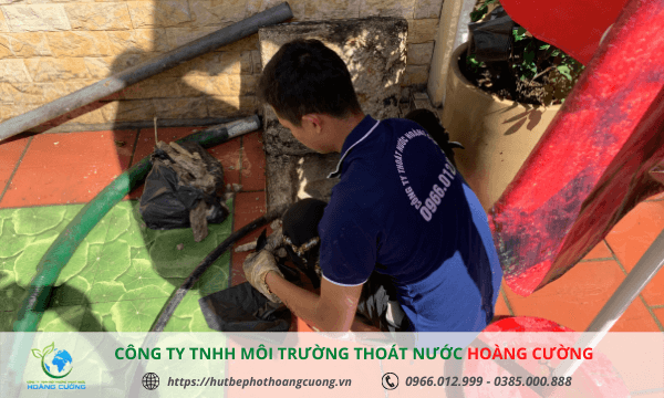 dịch vụ hút bể phốt Yên Phong Bắc Ninh của Hoàng Cường