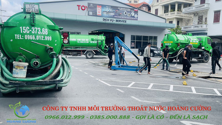 dịch vụ hút bể phốt tại tân hưng