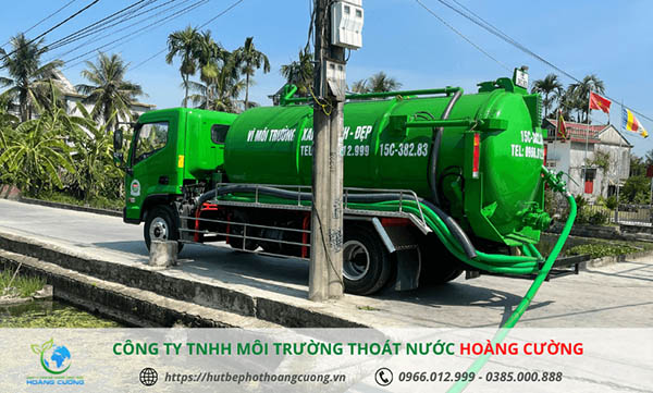 Công ty hút bể phốt tại Hải Hậu Nam Định - Hoàng Cường