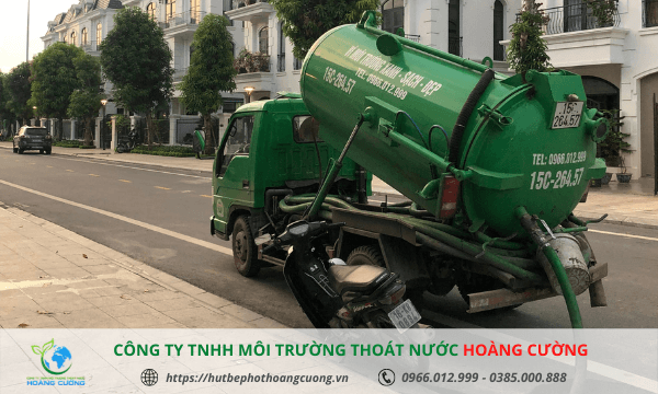 Dịch vụ hút bể phốt tại Hưng Yên xử lý chất thải