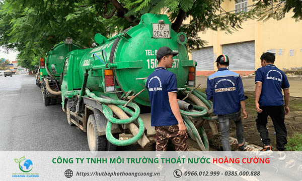 Công ty hút bể phốt tại Nam Trực Nam Định - Hoàng Cường