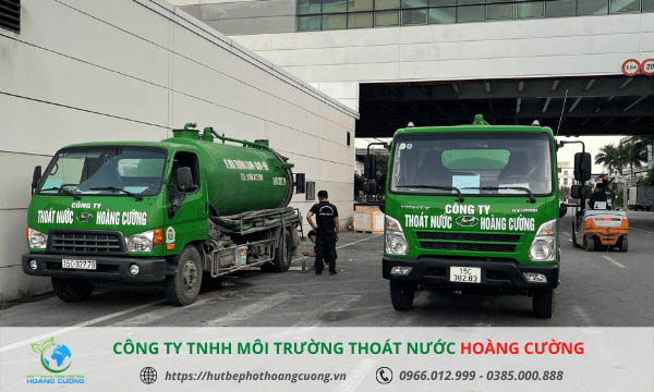 Hoàng Cường cung cấp dịch vụ hút bể phốt huyện Ninh Giang chất lượng