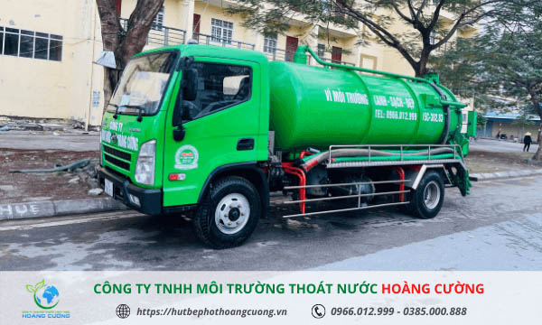 công ty hút bể phốt ở Quảng Yên - Hoàng Cường