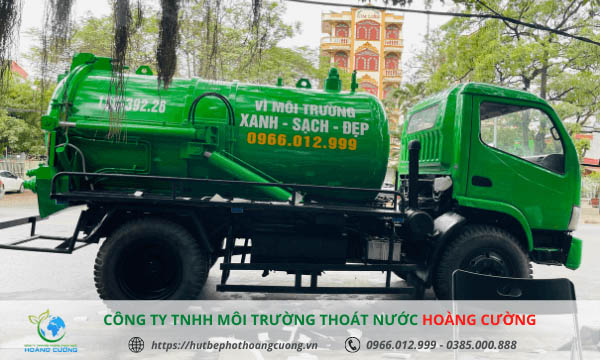 Dịch vụ hút bể phốt Quảng Yên Quảng Ninh của Hoàng Cường