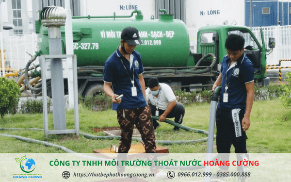 Thông cống nghẹt huyện Bình Chánh - Hút bể phốt Hoàng Cường