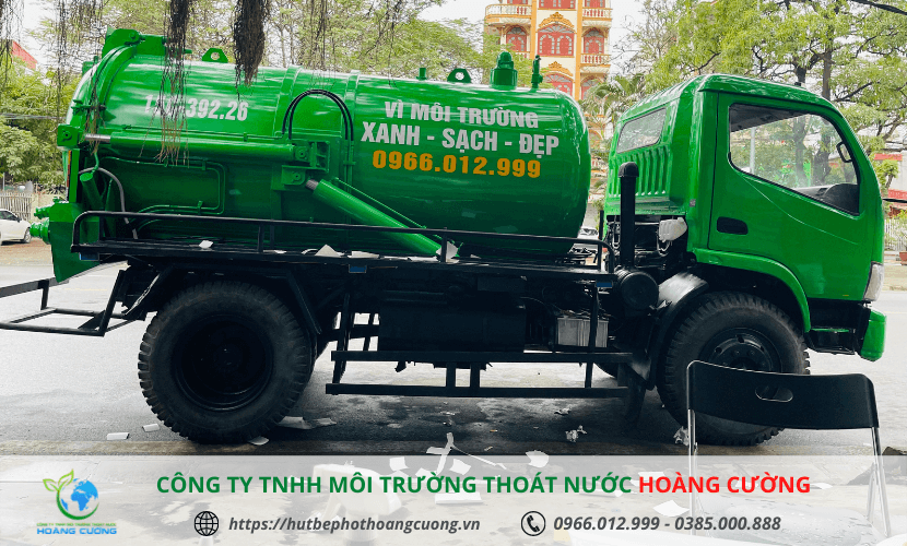 Dịch vụ hút bể phốt Bắc Ninh của công ty Hoàng Cường