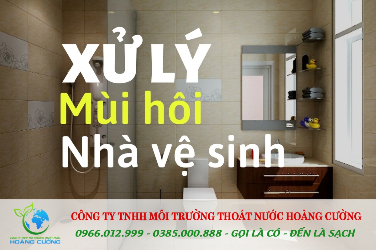 Dịch vụ xử lý mùi hôi nhà vệ sinh nhanh chóng và hiệu quả